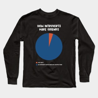 How Introverts make friends Long Sleeve T-Shirt